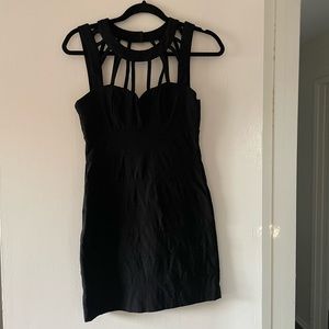 Black cocktail dress